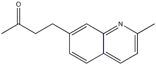 2-Butanone,4-(2-methyl-7-quinolyl)-(4CI) 结构式