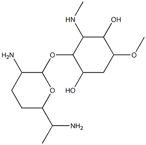 1-deamino-2-deoxyfortimicin B 结构式