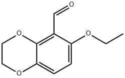 1,4-Benzodioxin-5-carboxaldehyde,6-ethoxy-2,3-dihydro-(9CI) 结构式