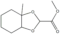 1,3-Benzodioxole-2-carboxylicacid,hexahydro-2-methyl-,methylester(9CI) 结构式
