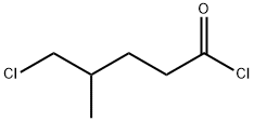 5-氯,4-甲基戊酰氯 结构式