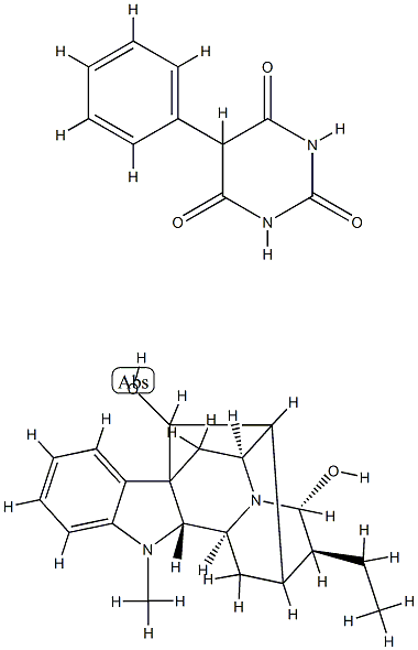 ajmaline phenylbarbiturate 结构式