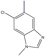 1H-Benzimidazole,6-chloro-1,5-dimethyl-(9CI) 结构式