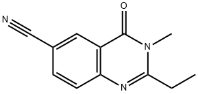 6-Quinazolinecarbonitrile,2-ethyl-3,4-dihydro-3-methyl-4-oxo-(9CI) 结构式
