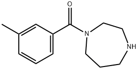 1H-1,4-Diazepine,hexahydro-1-(3-methylbenzoyl)-(9CI) 结构式