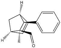 Bicyclo[2.2.1]hept-5-ene-2-carboxaldehyde, 2-methyl-3-phenyl-, (1R,2S,3S,4S)-rel- (9CI) 结构式