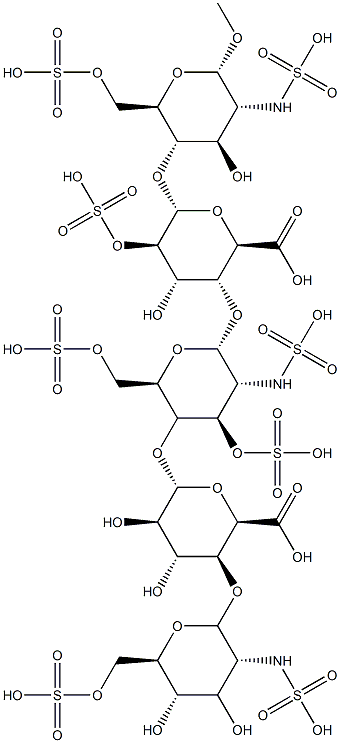 磺达肝癸钠N-3异构体 结构式