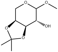 L-Arabinopyranoside,methyl3,4-O-(1-methylethylidene)-(9CI) 结构式