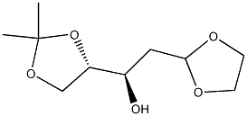 L-erythro-Pentose, 2-deoxy-4,5-O-(1-methylethylidene)-, cyclic 1,2-ethanediyl acetal (9CI) 结构式