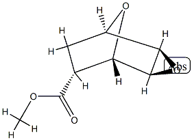 (1β,2α,4α,5β,6α)-3,8-Dioxatricyclo[3.2.1.02,4]octane-6-carboxylic acid methyl ester 结构式