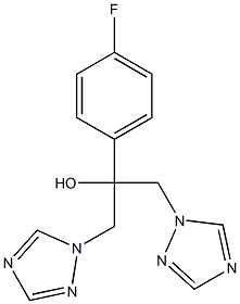 氟康唑杂质B/(2-(4 氟苯基)-1,3-双(1H-1,2,4-三唑-1-基)丙烷-2-醇) 结构式