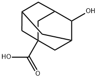 4α-Hydroxyadamantane-1-carboxylic acid 结构式