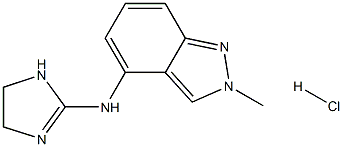 化合物 INDANIDINE HYDROCHLORIDE 结构式