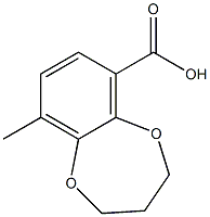 2H-1,5-Benzodioxepin-6-carboxylicacid,3,4-dihydro-9-methyl-(9CI) 结构式