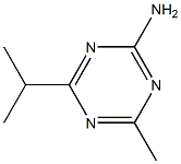 1,3,5-Triazin-2-amine,4-methyl-6-(1-methylethyl)-(9CI) 结构式