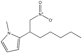 1H-Pyrrole,1-methyl-2-[1-(nitromethyl)hexyl]-(9CI) 结构式