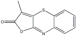 2H-Furo[3,2-b][1,4]benzothiazin-2-one,3-methyl-(9CI) 结构式