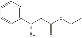 Benzenepropanoic acid, ba-hydroxy-2-methyl-, ethyl ester, (baS)- (9CI) 结构式