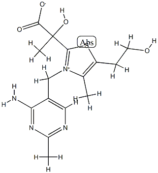 alpha-lactylthiamine 结构式