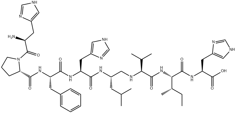 angiotensinogen (6-13) 结构式