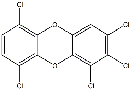 1,2,3,6,9-pentachlorooxanthrene 结构式