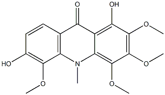 glyfoline 结构式