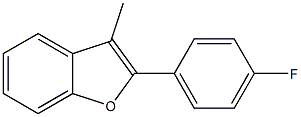 Benzofuran,2-(4-fluorophenyl)-3-methyl-(9CI) 结构式