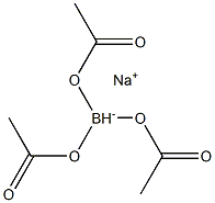 Borate(1-), tris(acetato-kappao)hydro-, sodium, (T-4)- 结构式