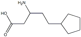 Cyclopentanepentanoic acid, -ba--amino- (9CI) 结构式
