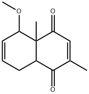 1,4-Naphthoquinone,4a,5,8,8a-tetrahydro-5-methoxy-2,4a-dimethyl-(5CI) 结构式