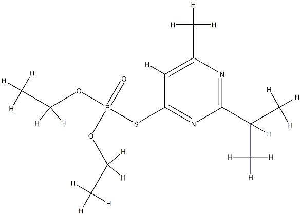 isodiazinon 结构式