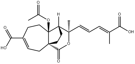 Demethylpseudolaric acid B 结构式