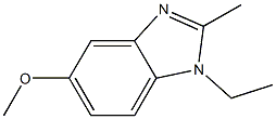 1H-Benzimidazole,1-ethyl-5-methoxy-2-methyl-(9CI) 结构式