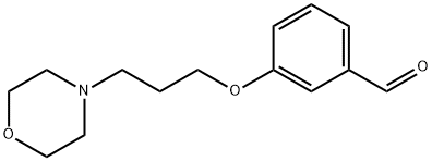 3-[3-(4-吗啉基)丙氧基]苯甲醛 1HCL 结构式