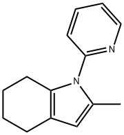 1H-Indole,4,5,6,7-tetrahydro-2-methyl-1-(2-pyridinyl)-(9CI) 结构式