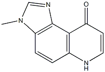 9H-Imidazo[4,5-f]quinolin-9-one,3,6-dihydro-3-methyl-(9CI) 结构式