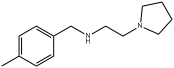 1-Pyrrolidineethanamine,N-[(4-methylphenyl)methyl]-(9CI) 结构式