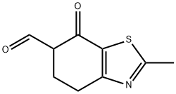 2-Methyl-7-oxo-4,5,6,7-tetrahydrobenzo[d]thiazole-6-carbaldehyde 结构式