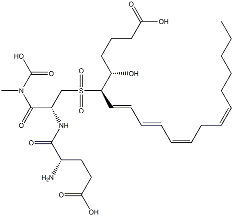 leukotriene C-4 sulfone 结构式