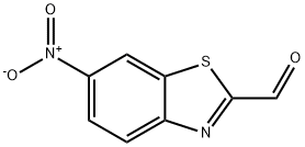 6-硝基苯并噻唑-2-甲醛 结构式