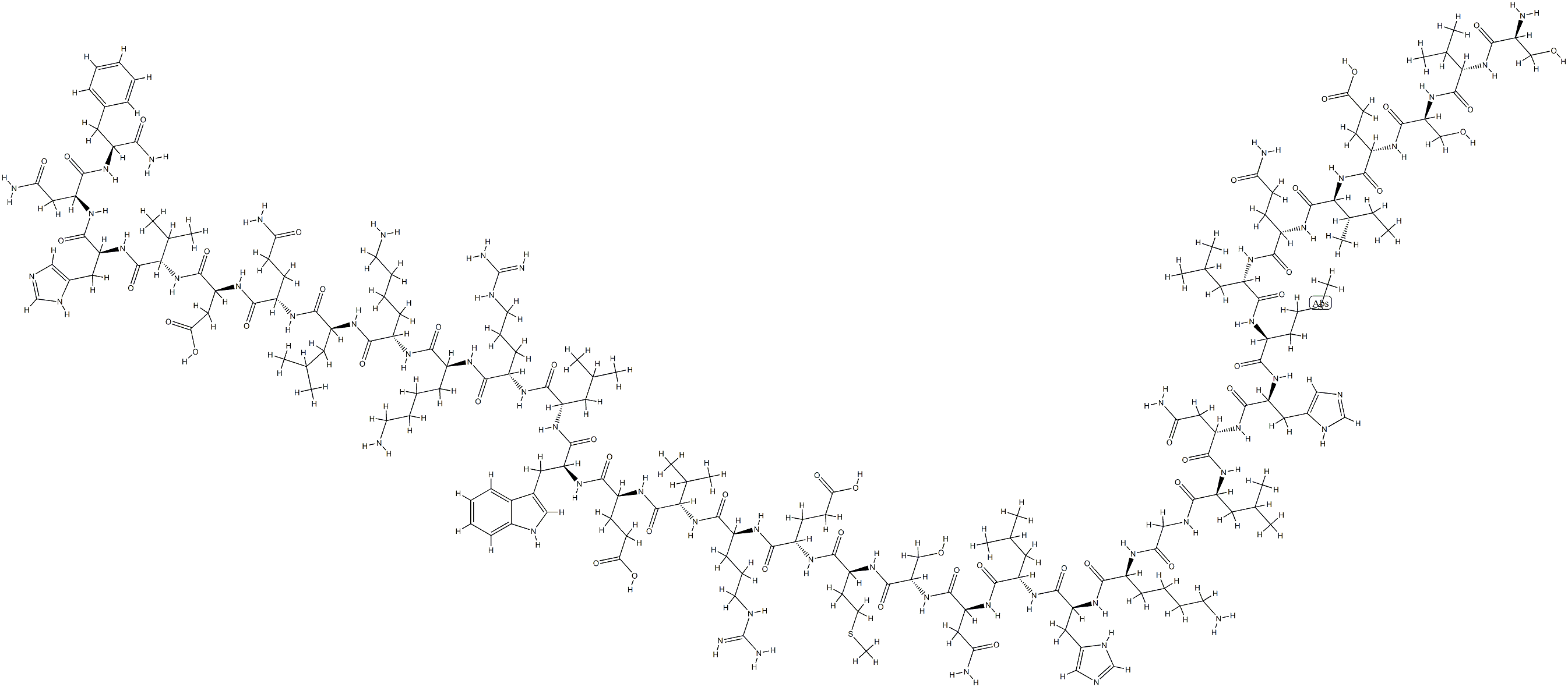 PTH (1-34) AMIDE (HUMAN) 结构式