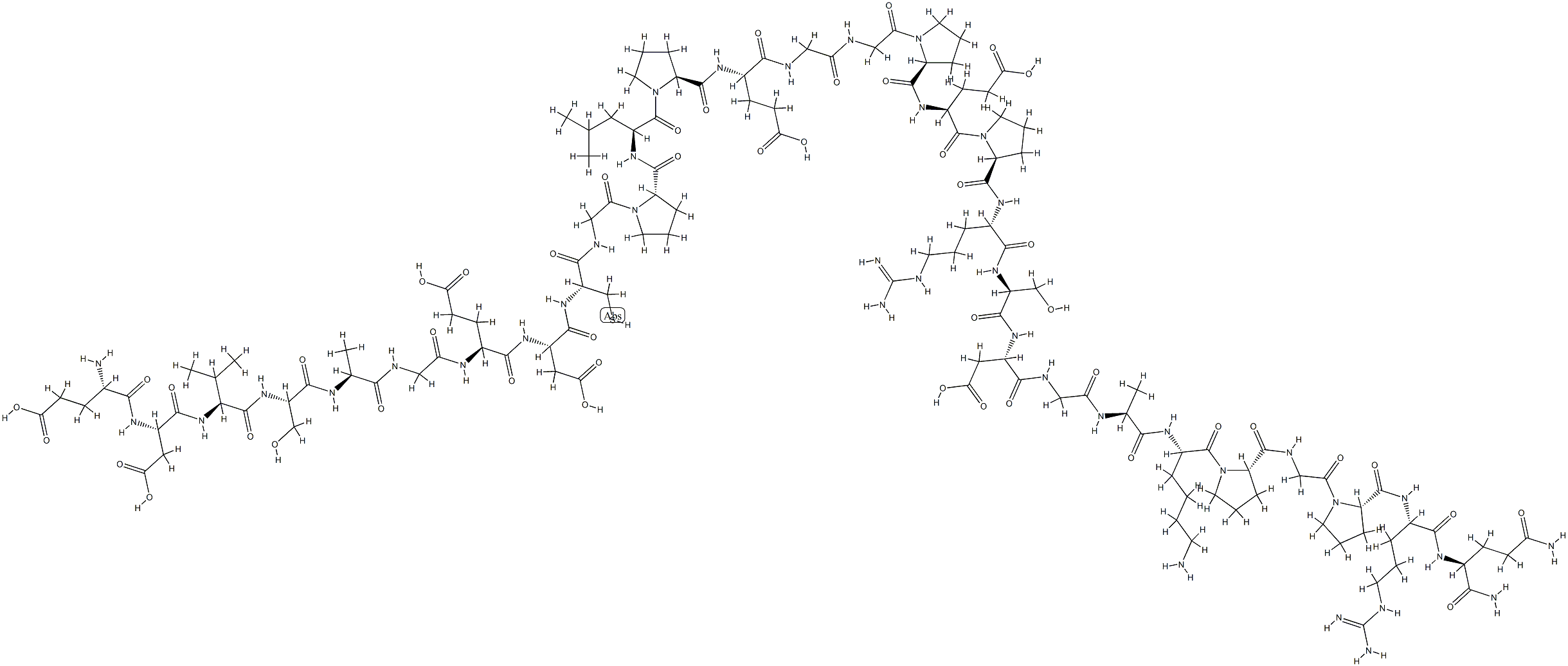 pro-opiomelanocortin joining peptide(79-108) 结构式