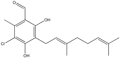 Colletochlorin B 结构式
