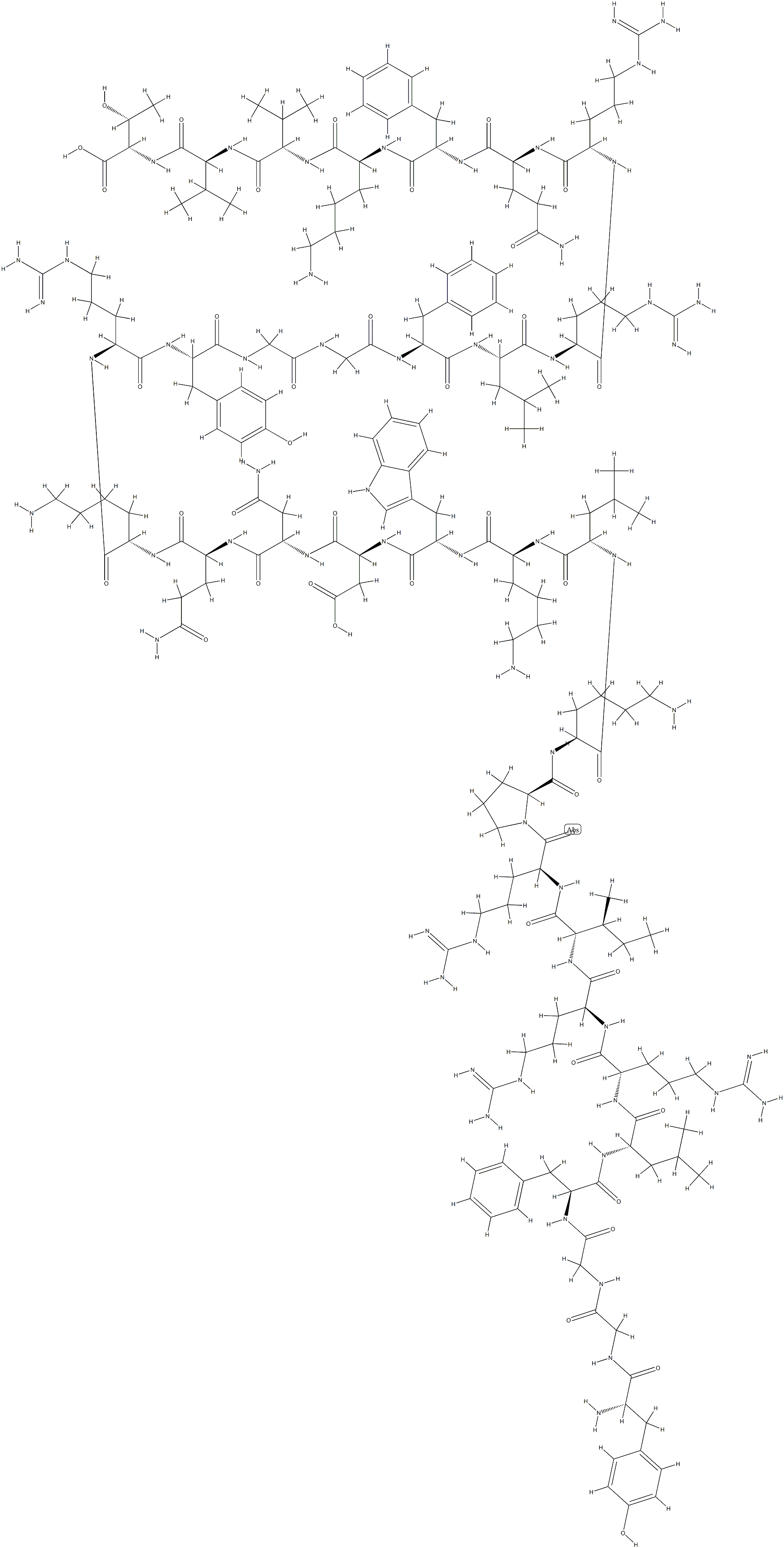 dynorphin (1-32) 结构式
