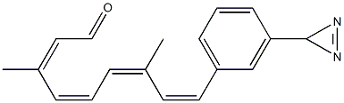 3-diazirinophenylretinal 结构式