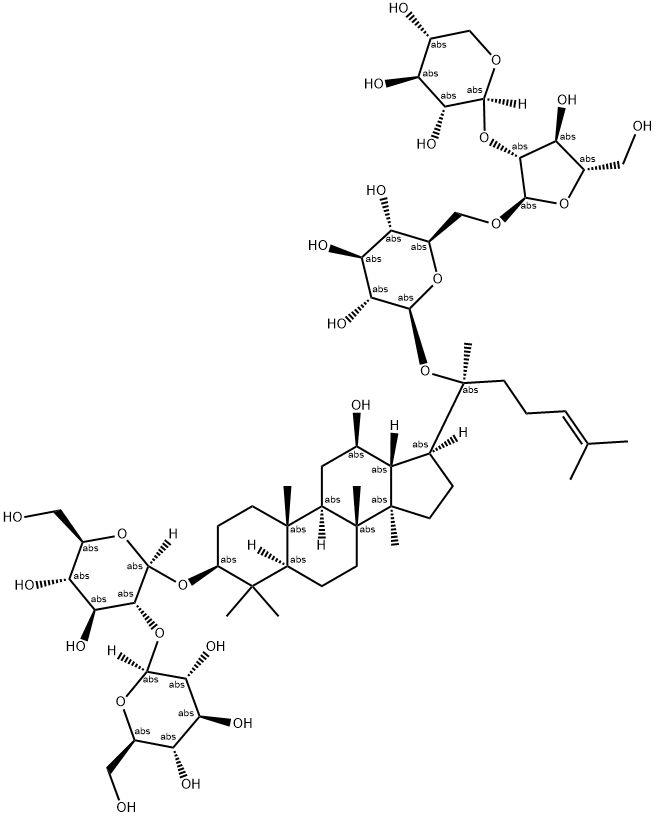 人参皂苷RA2 结构式
