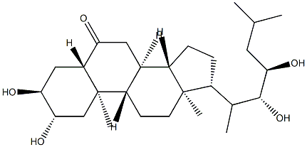 28-norcastasterone 结构式