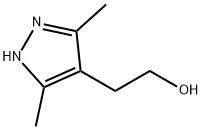 2-(3,5-二甲基-1H-吡唑-4-基)乙醇 结构式