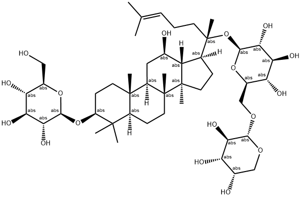 人参皂苷 RD2 结构式