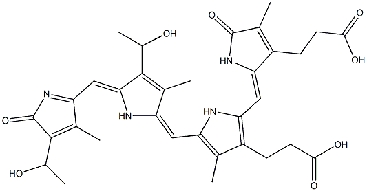 hematobiliverdin 结构式